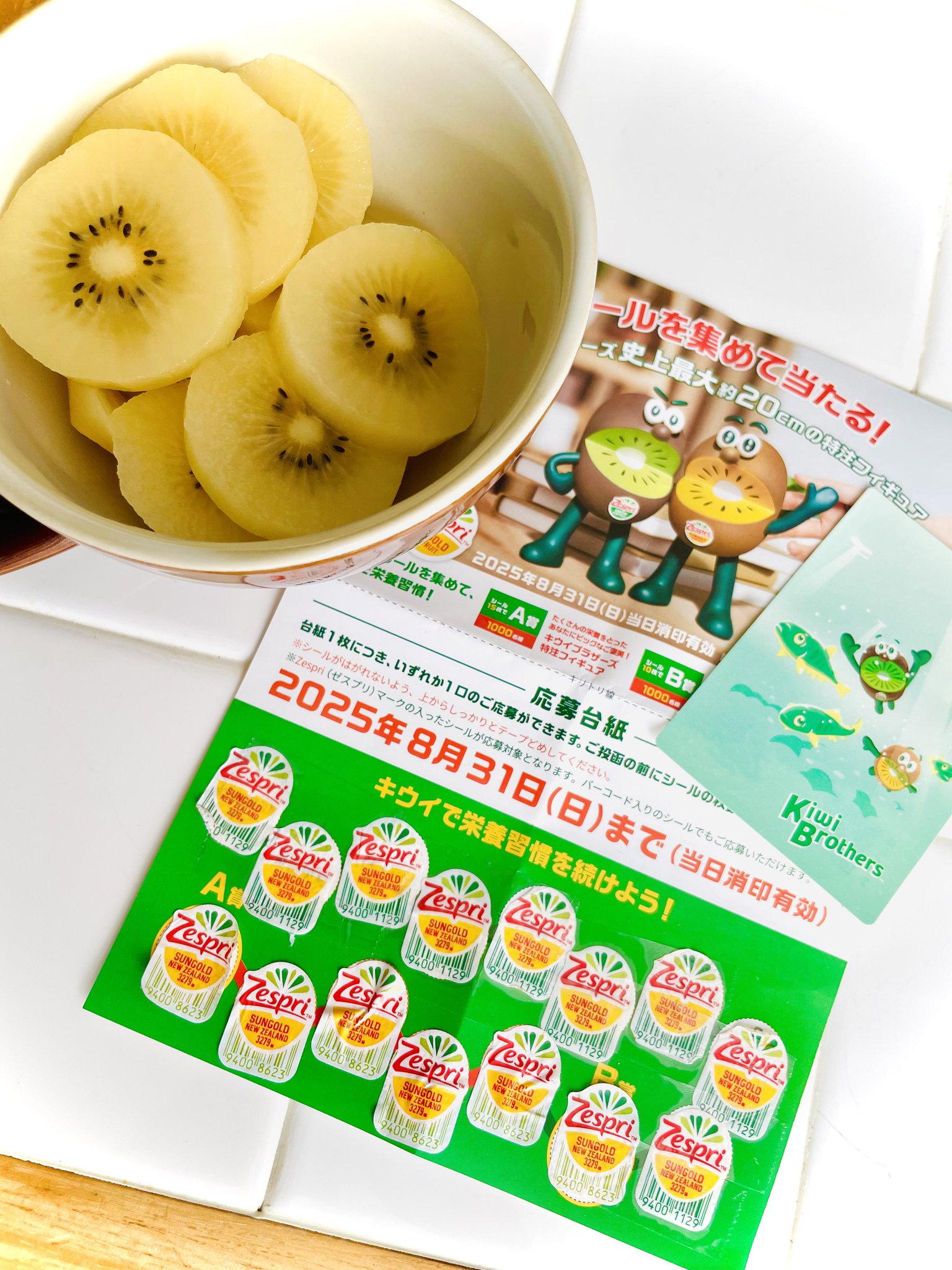 キウイブラザーズ　10体 今年は10種の栄養素にかけて10種の豪華賞品！キウイブラザーズの