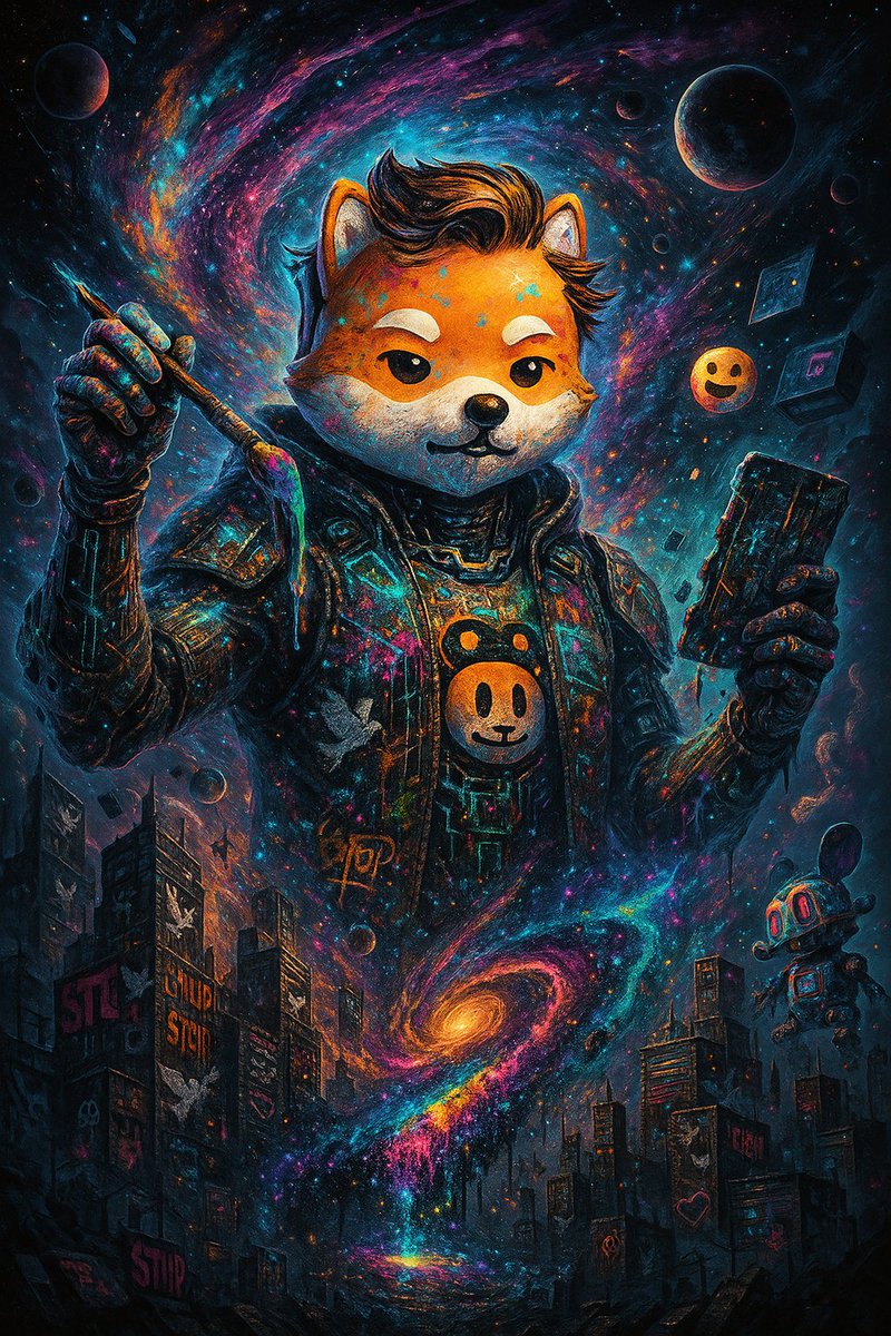 In the circuits of chaos, the architects of thought code, code new realities where logic bends, and vision overrides fate. $ELON
