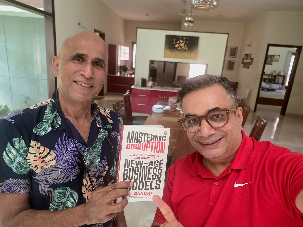 Warning: May cause spontaneous innovation. 
My friend @ganeshk03, a certified "Master Disrupter,"  d