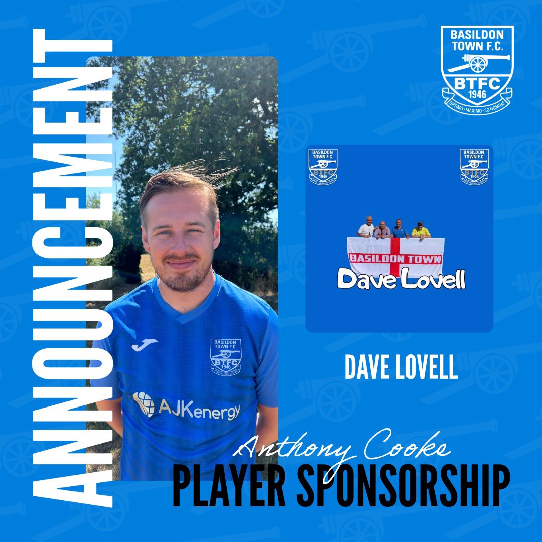 Thank you Dave Lovell for sponsoring Anthony Cooke for the 25/26 season! 🔵 #UTT