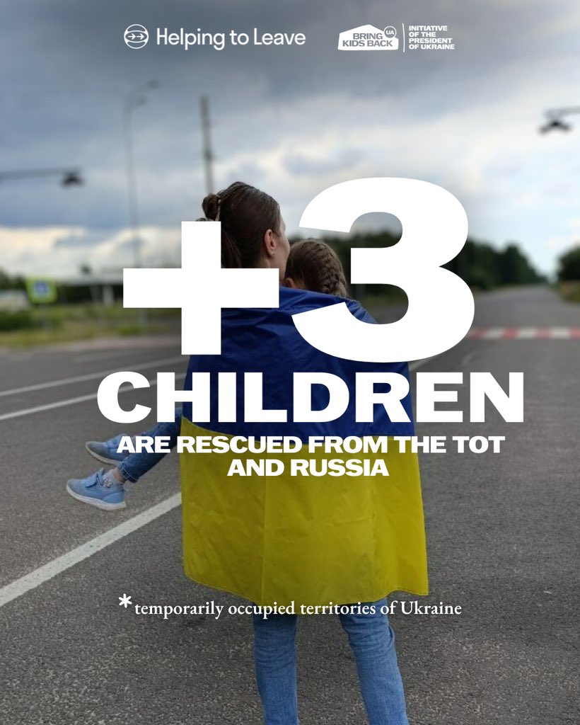 Bring Kids Back UA (@bringkidsbackua) on Twitter photo 🧑🧒🧒 Three more kids have been rescued from temporarily occupied territories and 🇷🇺 as part of the President’s Bring Kids Back UA initiative, thanks to the support of the <a href="/helpingtoleave/">Helping to Leave</a> team.
Seventeen-year-old Iryna and sixteen-year-old Mykola come from different 🧑🧒🧒 Three more kids have been rescued from temporarily occupied territories and 🇷🇺 as part of the President’s Bring Kids Back UA initiative, thanks to the support of the <a href="/helpingtoleave/">Helping to Leave</a> team.
Seventeen-year-old Iryna and sixteen-year-old Mykola come from different