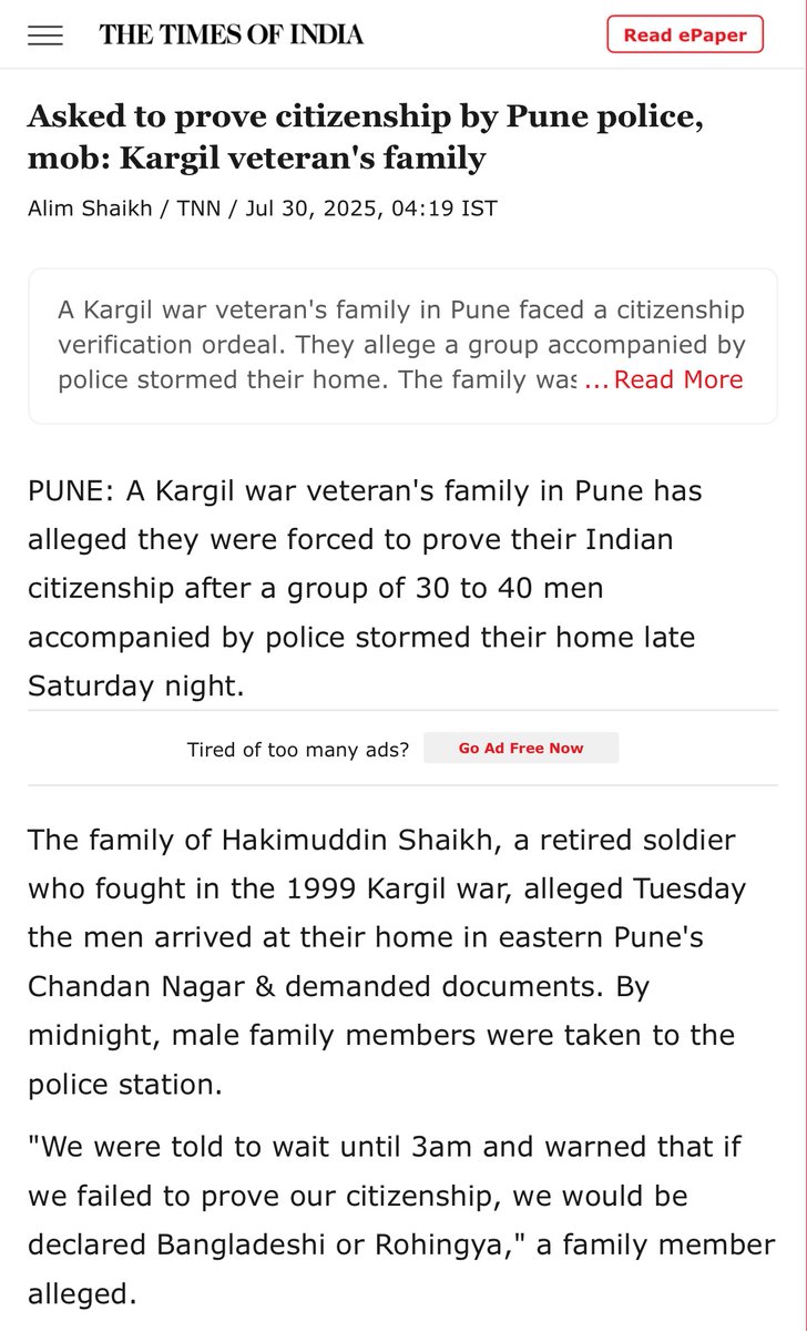 A group of hooligans dragged a war veteran to the police. Instead of arresting the hooligans, the police humiliated them and released them only after proving their citizenship. Police cannot detain people or demand citizenship proof without reasonable grounds. This paranoia about