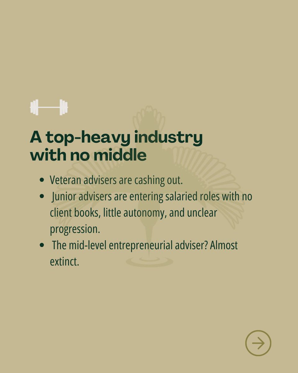 James_Partners's tweet photo. 💭 What’s happening to independent advice?

The IFA model is thinning out: veterans exiting, juniors stuck, and rising demand unmet.
 
Read the full article here: https://t.co/8sw8MXy3Xu https://t.co/CDHGZnTn81