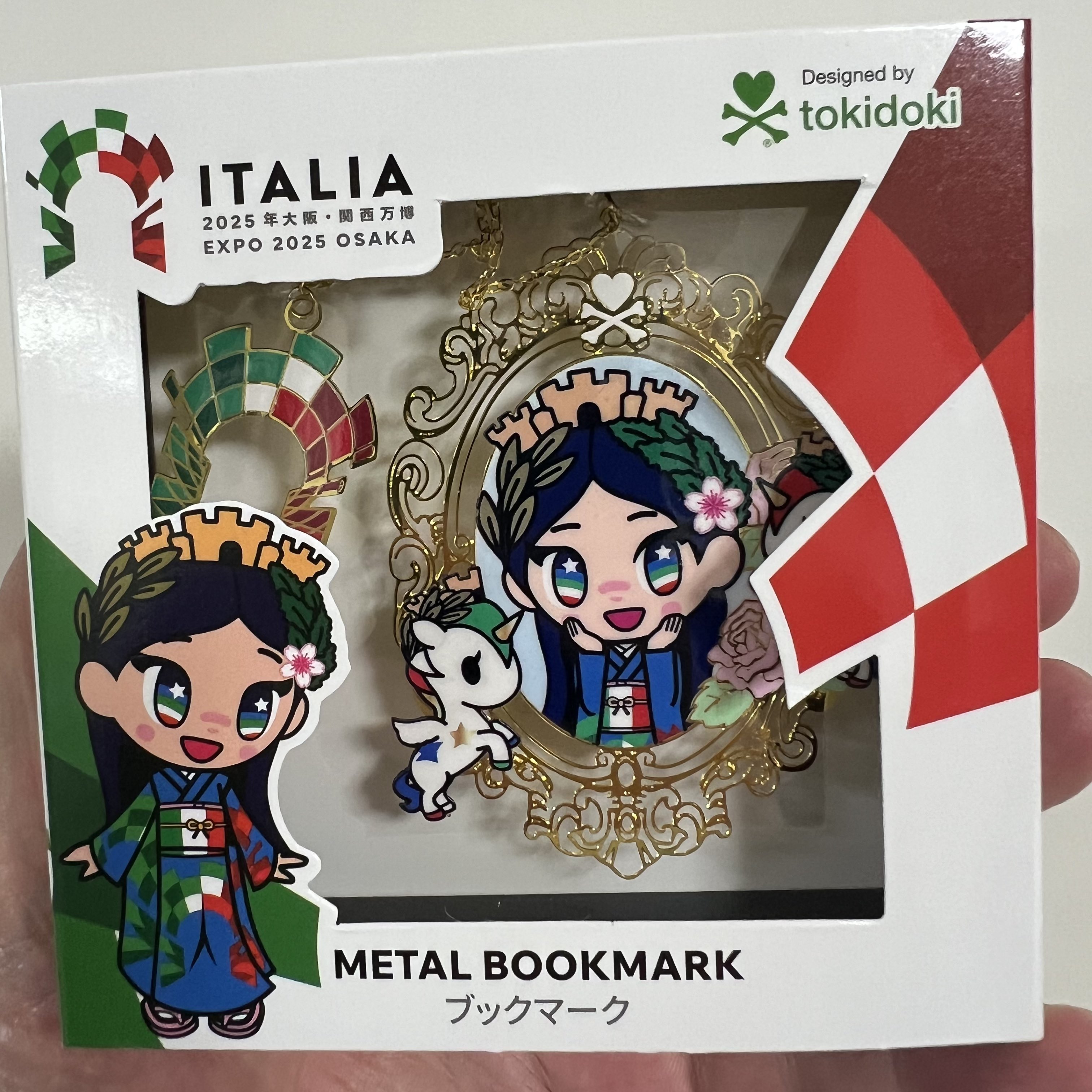 イタリア館 ブックマーク イタリアちゃん ブックマーク しおり 2個セット 大阪・関西万博