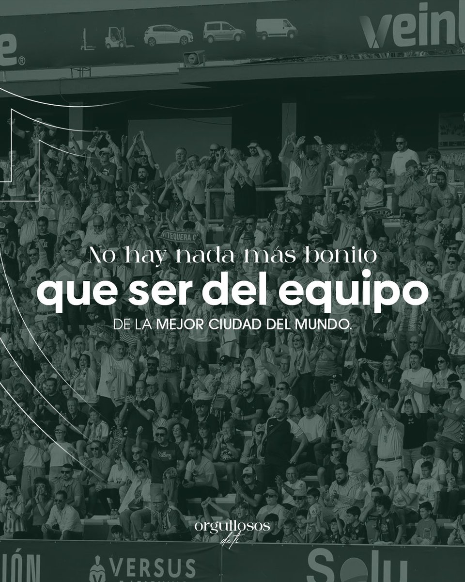 ☀️ ¡𝑩𝒖𝒆𝒏𝒐𝒔 𝒅𝒊́𝒂𝒔! 

Del club de tu ciudad.
De #Antequera y del #AntequeraCF.

🪪 Abónate.
📍 Oficina del club | 🖥️ antequeracf.compralaentrada.com

#OrgullososDeTi ⚪️🟢