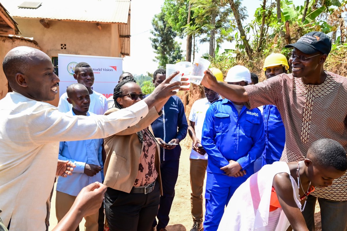 Pauline Okumu (@paulineokumu) on Twitter photo What a joy to witness transformation in motion! This week,we launched the WASH Financing Pilot in <a href="/HuyeDistrict/">Huye District</a>, an innovative model making household water connections affordable for 1,400 families. Grateful for partnership with @VisionFundRW, <a href="/wasac_rwanda/">Water and Sanitation Corporation Group |Rwanda</a>,<a href="/HuyeDistrict/">Huye District</a> & REDEC. What a joy to witness transformation in motion! This week,we launched the WASH Financing Pilot in <a href="/HuyeDistrict/">Huye District</a>, an innovative model making household water connections affordable for 1,400 families. Grateful for partnership with @VisionFundRW, <a href="/wasac_rwanda/">Water and Sanitation Corporation Group |Rwanda</a>,<a href="/HuyeDistrict/">Huye District</a> & REDEC.