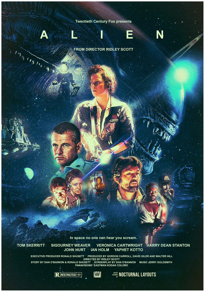 The Film '89 Podcast™️ (@film89uk) on Twitter photo #Film89PosterOfTheDay
No.2819
Alien (1979)
(Artist: <a href="/noctrnlayouts/">Alessandro Montalto</a>)
Director: Ridley Scott #Film89PosterOfTheDay
No.2819
Alien (1979)
(Artist: <a href="/noctrnlayouts/">Alessandro Montalto</a>)
Director: Ridley Scott