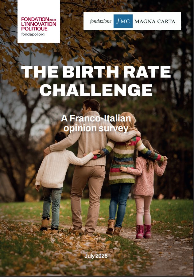 Fondation pour l’innovation politique (@fondapol) on Twitter photo «70% of french and italien under 35 who have no children say they would like to have one or more»
🚨Just published !
Our survey with <a href="/MagnaCarta_Fond/">FondazioneMagnaCarta</a> is now also available in English 🇬🇧.
📖 Read : shorturl.at/heMT6
<a href="/DominiqueReynie/">Dominique Reynié</a> «70% of french and italien under 35 who have no children say they would like to have one or more»
🚨Just published !
Our survey with <a href="/MagnaCarta_Fond/">FondazioneMagnaCarta</a> is now also available in English 🇬🇧.
📖 Read : shorturl.at/heMT6
<a href="/DominiqueReynie/">Dominique Reynié</a>