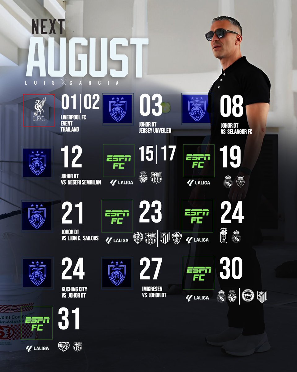 NEXT
Every step forward is a chance to grow.
This August, the journey continues, from Thailand with to Johor with our team, our jersey, our dreams.
New places, same purpose: keep pushing, keep believing, keep dreaming.
The best is never behind. It’s always next.
We are back on