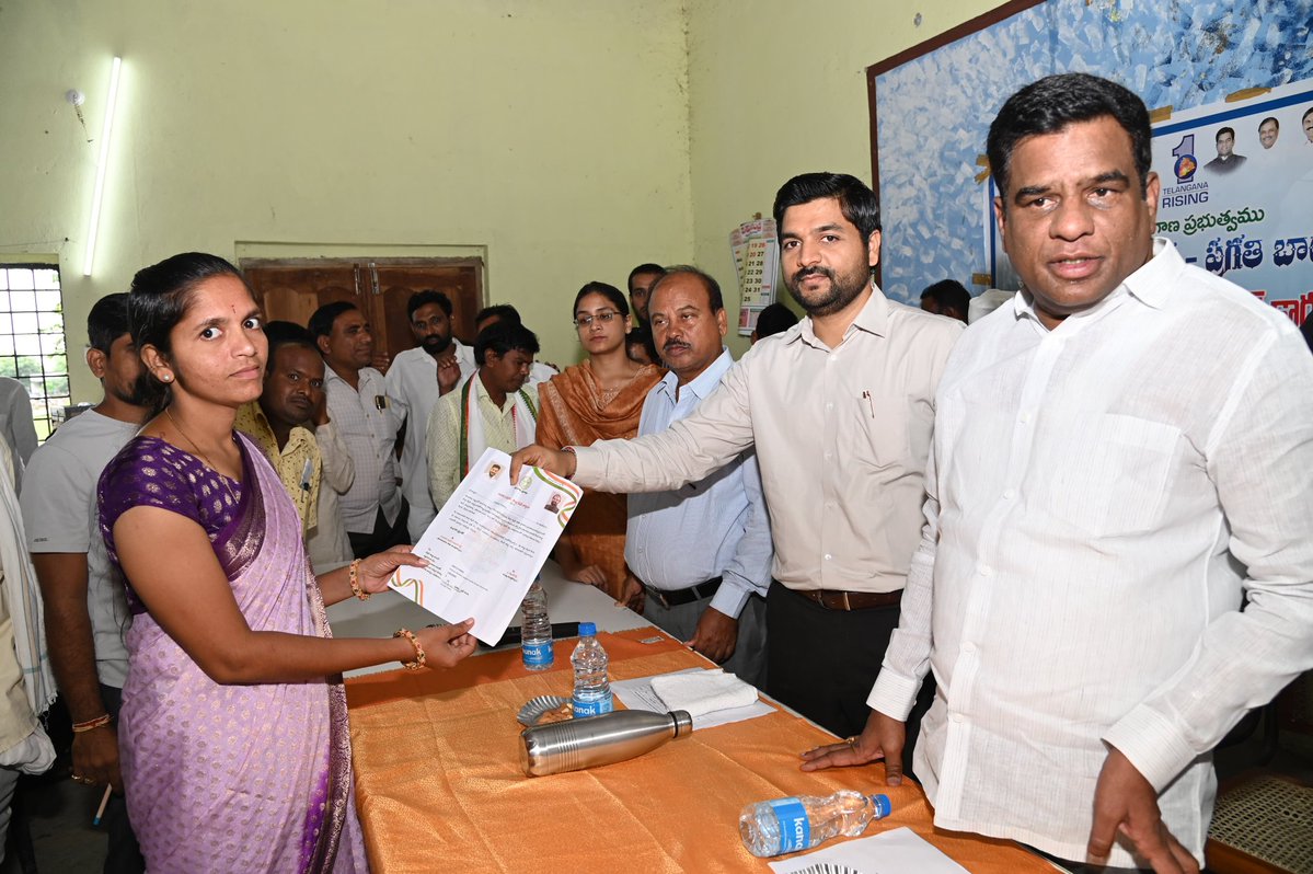 Collector Kumuram Bheem Asifabad (@collector_kb) on Twitter photo District Collector attended Ration cards distribution programme at Bejjur Rythuvedika along with MLC, Additional Collector, Sub Collector and beneficiaries.
<a href="/IPRTelangana/">IPRDepartment</a>
<a href="/jupallyk_rao/">Jupally Krishna Rao</a>
<a href="/TelanganaCMO/">Telangana CMO</a>
<a href="/TelanganaCS/">Office of Chief Secretary, Telangana Govt.</a>
<a href="/CPRO_TGCM/">CPRO to CM / Telangana</a>
<a href="/UttamINC/">Uttam Kumar Reddy</a> District Collector attended Ration cards distribution programme at Bejjur Rythuvedika along with MLC, Additional Collector, Sub Collector and beneficiaries.
<a href="/IPRTelangana/">IPRDepartment</a>
<a href="/jupallyk_rao/">Jupally Krishna Rao</a>
<a href="/TelanganaCMO/">Telangana CMO</a>
<a href="/TelanganaCS/">Office of Chief Secretary, Telangana Govt.</a>
<a href="/CPRO_TGCM/">CPRO to CM / Telangana</a>
<a href="/UttamINC/">Uttam Kumar Reddy</a>