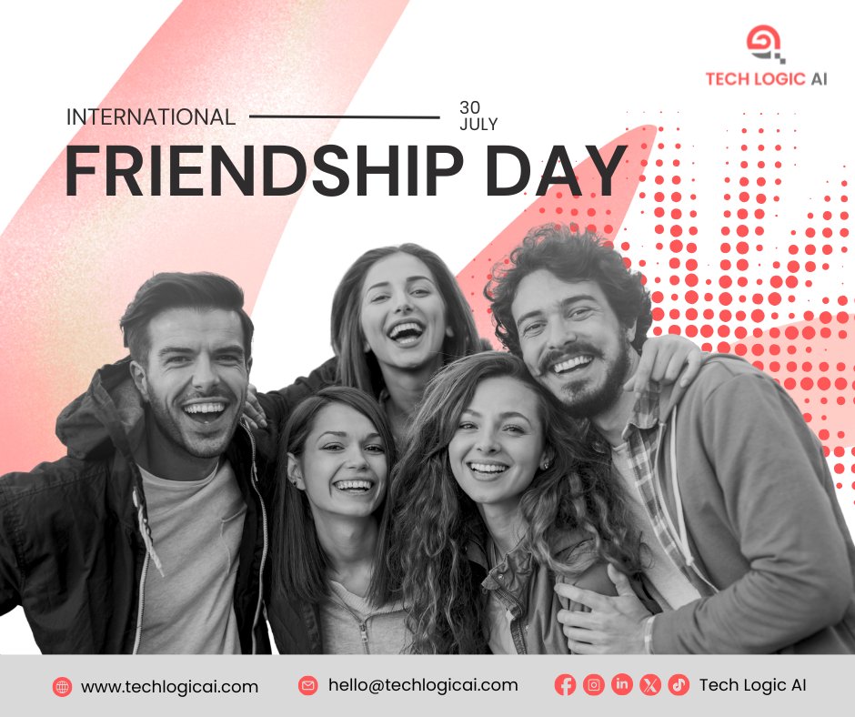 TechlogicAI's tweet image. At Tech Logic AI, we celebrate the power of meaningful relationships. Because behind every great idea is a great team (and great friends!).

Together, we’re better. Together, we go further.

#InternationalFriendshipDay #TechLogicAI  #WorkplaceCulture #InnovationThroughConnection