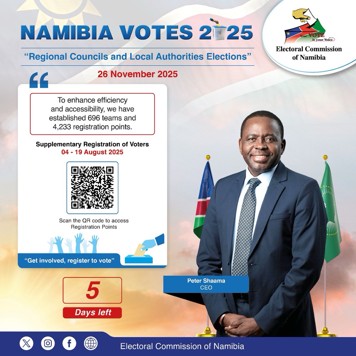 Electoral Commission of Namibia (@ecn_namibia) on Twitter photo 