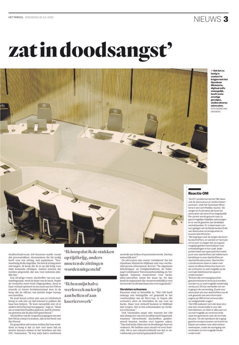 Vandaag verschenen in Het Parool! 
#hetparool #nieuws #langzs 

parool.nl/nederland/al-w…