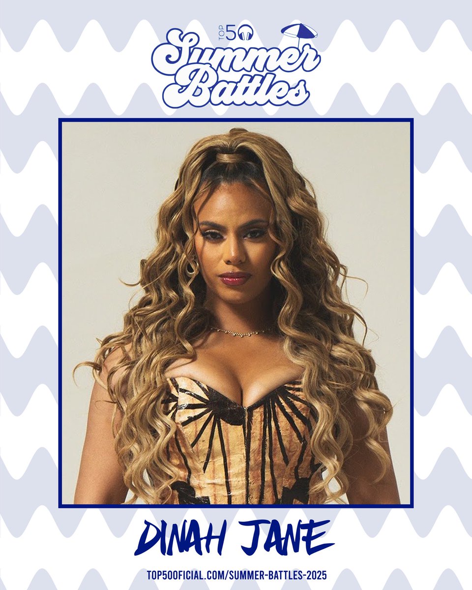 💦 TOP 50 SUMMER BATTLES 2025 💦
RONDA 3 ☀︎ BATALLA 3

🌞 <a href="/anaguerra/">Ana Guerra</a> VS <a href="/dinahjane/">♕MsJane</a> 🌞

— Vota por tus favoritos hasta el 8 de agosto a las 23:59h para que pasen a la RONDA 4 aquí: top50oficial.com/summer-battles…