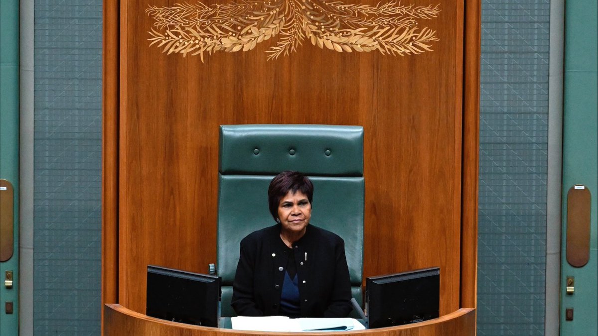Tiwi and Anmatjere woman Marion Scrymgour has become the first Aboriginal person to chair the House of Representatives in federal parliament today.