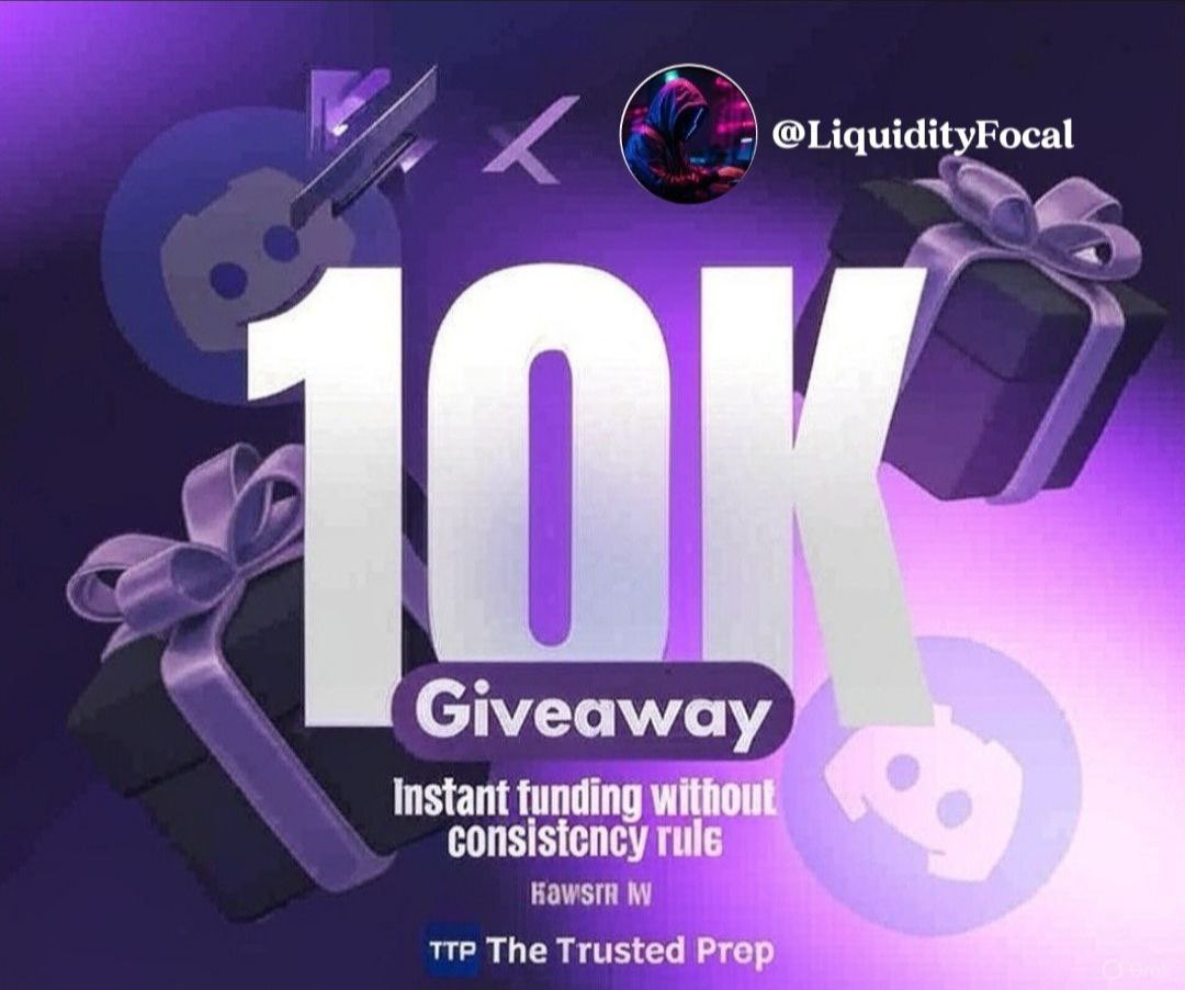 Liquidity Trader (@liquidityfocal) on Twitter photo GIVEAWAY TIME AGAIN ๐
2x$10k Instant funded Account
How To Enter:
~ Follow:-
<a href="/KriptCapital/">Kript Capital</a>
<a href="/LiquidityFocal/">Liquidity Trader</a>
Also follow
<a href="/the_Mmxm/">The_Mmxm_๐ฆ
</a>
<a href="/MrKhameex/">๐๐๐ฃ ๐๐๐๐๐๐๐ฉ ๐โ๐โป๏ธ</a>
<a href="/pipsnchips9/">PiP</a>
~ โ Like and Repost
~ Tag 3 Traders
~ Join discord is necessary: discord.gg/3FvDNbqV
~~ winners soon ๐ GIVEAWAY TIME AGAIN ๐
2x$10k Instant funded Account
How To Enter:
~ Follow:-
<a href="/KriptCapital/">Kript Capital</a>
<a href="/LiquidityFocal/">Liquidity Trader</a>
Also follow
<a href="/the_Mmxm/">The_Mmxm_๐ฆ
</a>
<a href="/MrKhameex/">๐๐๐ฃ ๐๐๐๐๐๐๐ฉ ๐โ๐โป๏ธ</a>
<a href="/pipsnchips9/">PiP</a>
~ โ Like and Repost
~ Tag 3 Traders
~ Join discord is necessary: discord.gg/3FvDNbqV
~~ winners soon ๐