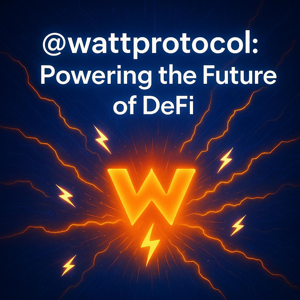 Crypto_wizard48's tweet image. 36 hours in and the energy around @wattprotocol is electric! ⚡️ Seeing incredible community engagement and a clear vision for non-dilutive growth. This isn&apos;t just another DeFi project; it&apos;s the future powering up right now. #WattProtocol #DeFi #FutureOfCrypto #PowerUp