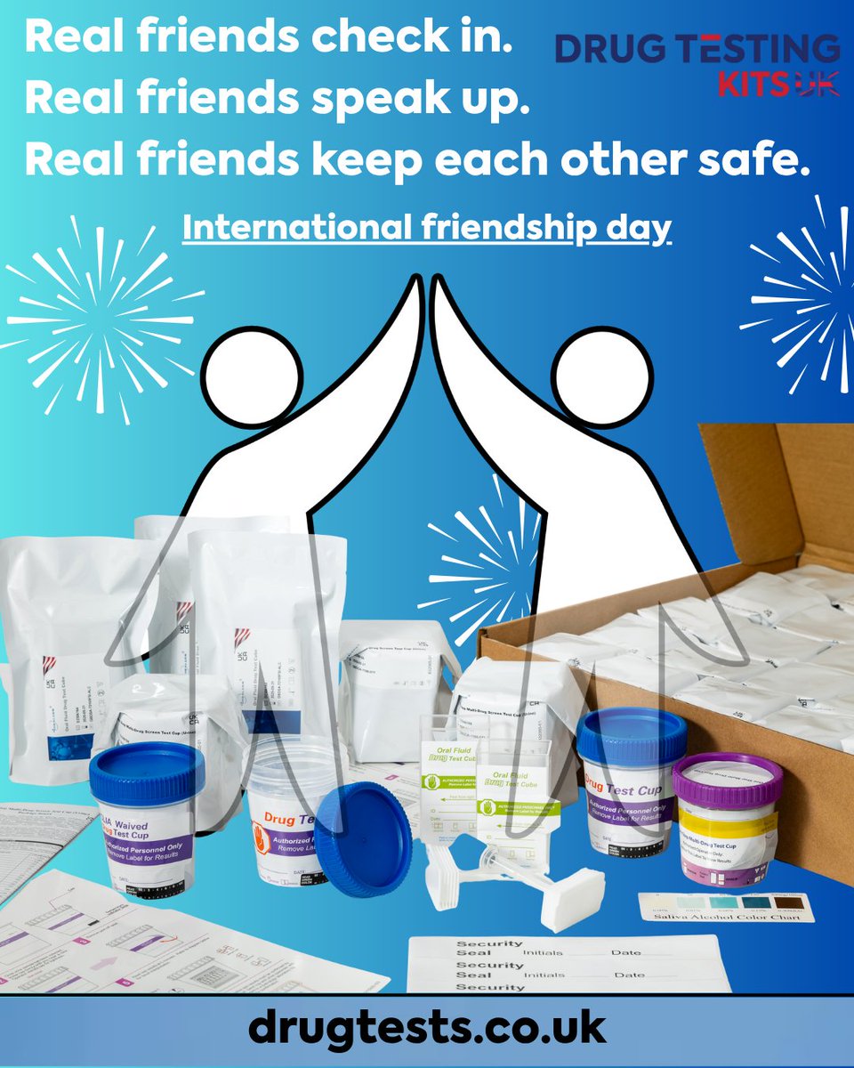 Drug_Testing_UK's tweet image. On International Friendship Day, we&apos;re reminding everyone:
💬Speak up if something feels off.
🚨Don&apos;t ignore signs of drug or alcohol misuse.
✅Have the tools in place to act safely.
Checking in can change a life.
#InternationalFriendshipDay #DrugTestingUK #FitForWork