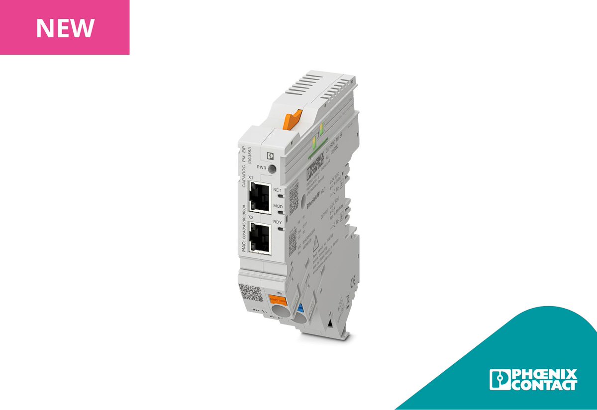 🚀NUOVO CAPAROC PM EIP
Il nuovo modulo di alimentazione con interfaccia EtherNet/IP™ è arrivato!
Progettato per il sistema a interruttori di protezione CAPAROC, questo modulo porta l’efficienza e la connettività a un nuovo livello.
Scopri di più: shorturl.at/RFMSS