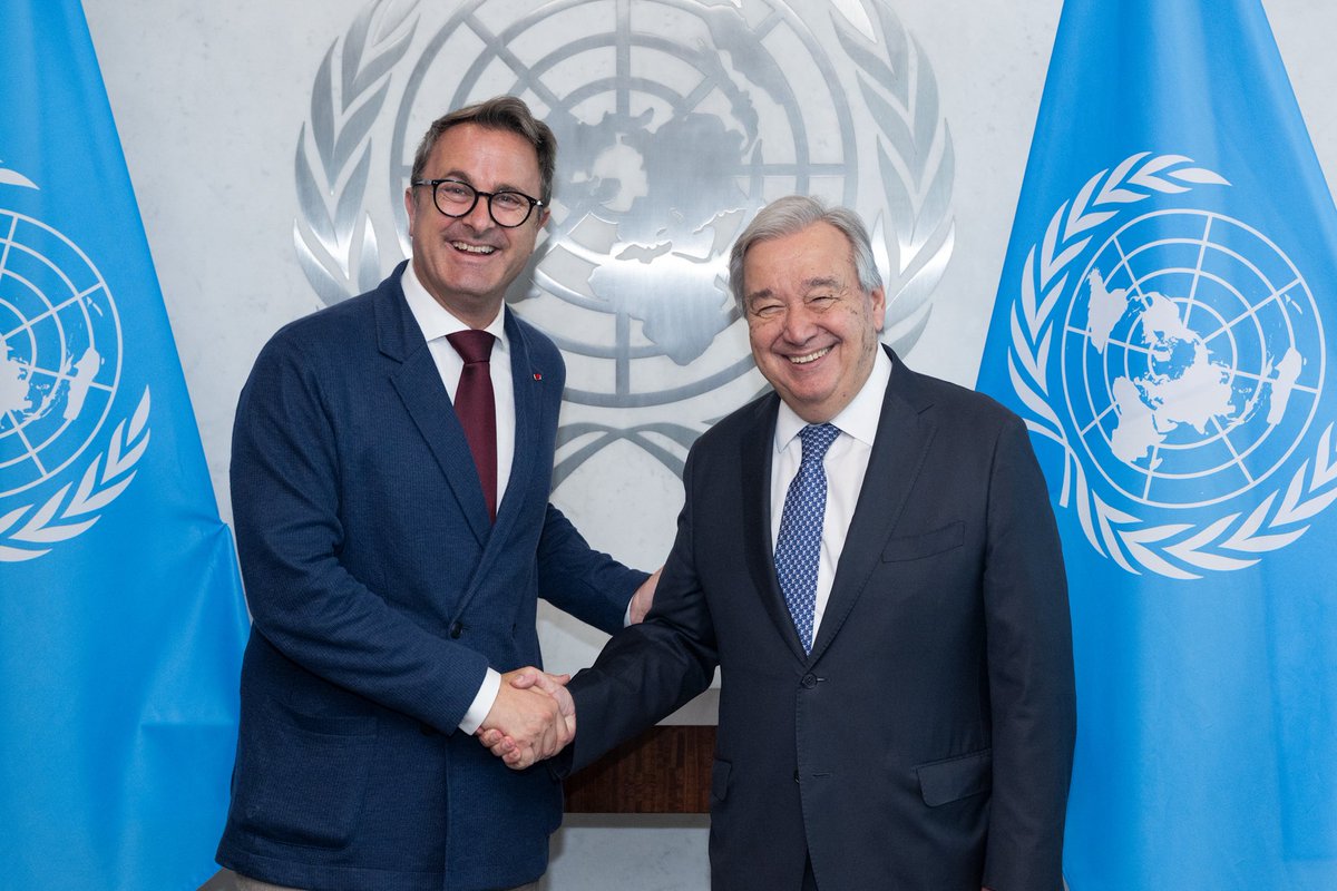 At the 🇺🇳 High-Level Conference for the Two-State Solution — Luxembourg🇱🇺 thanks France🇫🇷 and Saudi Arabia🇸🇦 for co-chairing this important meeting.

Now more than ever, we must keep up the momentum for a just and lasting peace in the Middle East. 🧵[1/5]