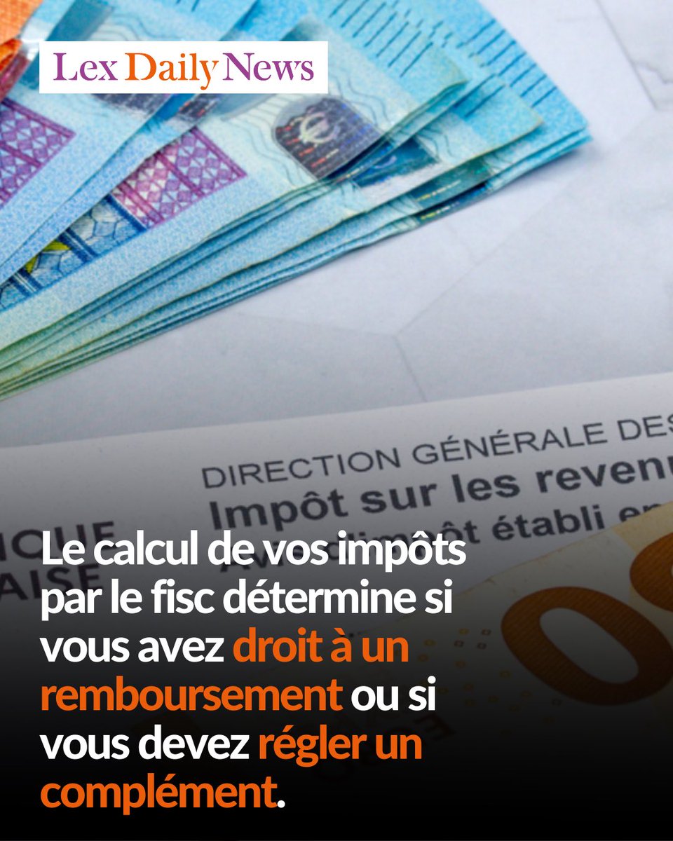 📌ACTU : Après votre déclaration de revenus de 2024, l’administration fiscale calcule si vous avez trop payé d’impôts via le prélèvement à la source ou si vous bénéficiez de réductions ou crédits d’#impôt.  

Voici ce que vous devez savoir : lexdailynews.fr/comment-foncti…