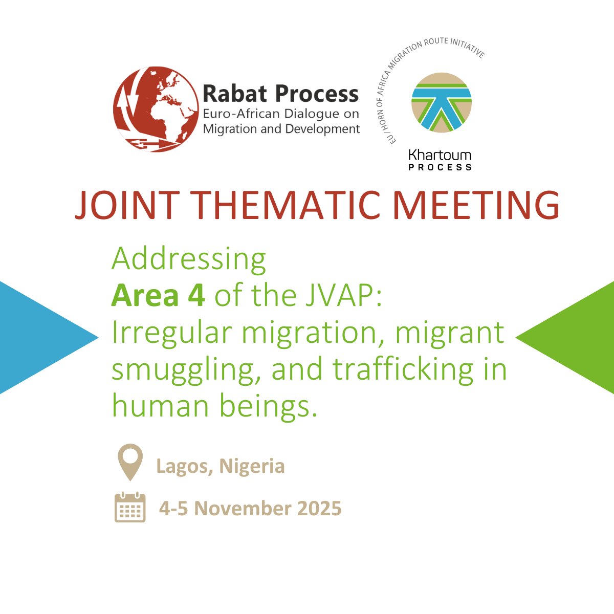 On #WorldDayAgainstTrafficking, we join forces with the #KhartoumProcess in reaffirming our commitment to tackling #THB &amp; #MigrantSmuggling.
We are working on a joint meeting to boost coordinated responses!
📅4–5 Nov 2025
📍Lagos, Nigeria
🤝Co-hosted by 🇳🇬Nigeria &amp; 🇫🇷France