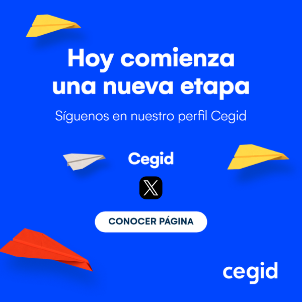 Ahora somos Cegid y, a partir de hoy, empezamos a publicar en una nueva página: Cegid.
Acompáñanos en este nuevo canal, donde seguiremos compartiendo contenidos con la misma dedicación de siempre, para ofrecer lo mejor a tu negocio.
👉 Encuéntranos en Cegid Iberia (<a href="/Cegid_Es/">Cegid Iberia</a>)