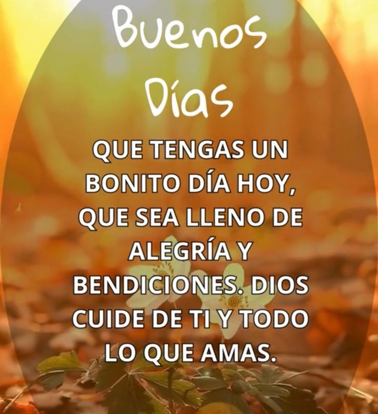 Buenos días ☕