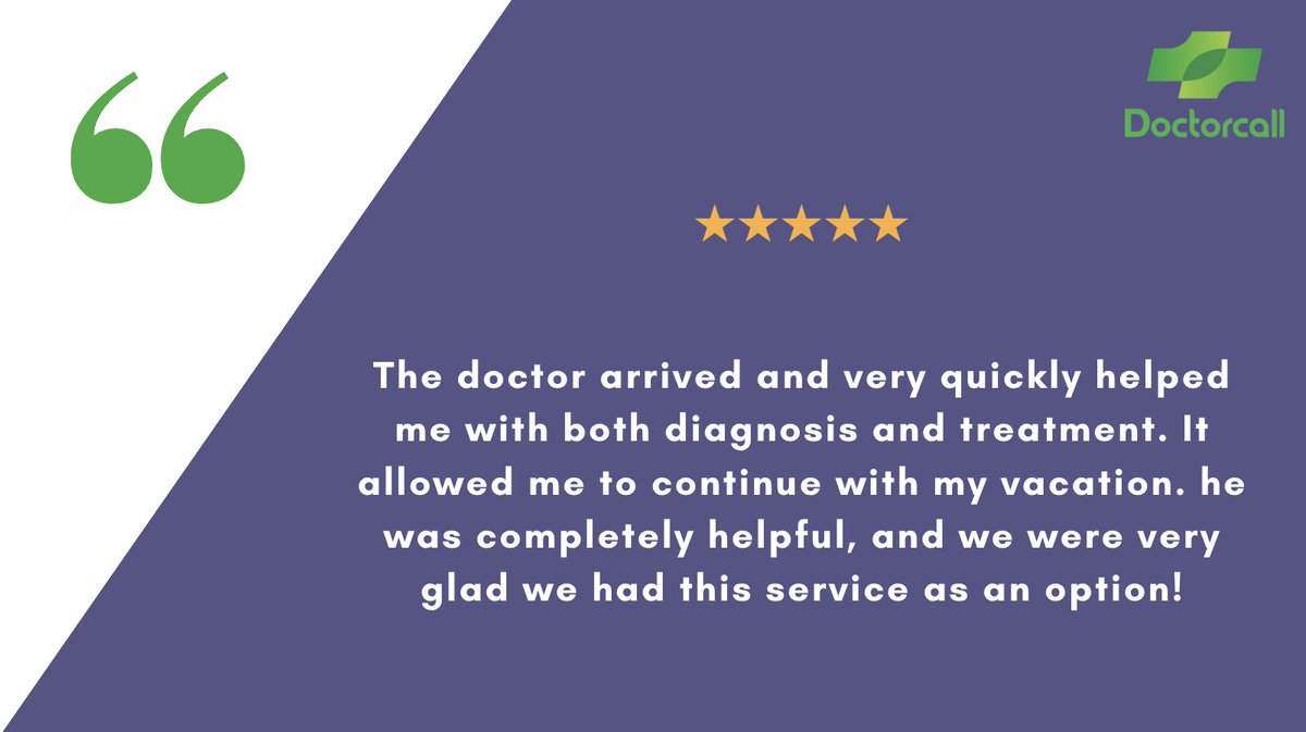 Our Doctorcall visiting doctor service is particularly busy with overseas visitors at this time of the year! 👇