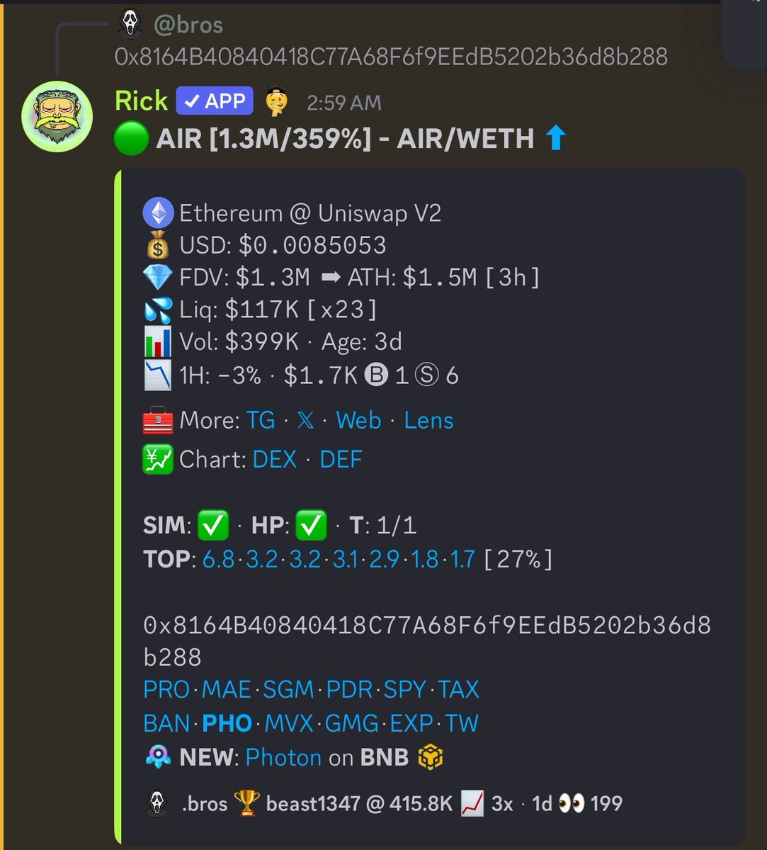 sup
@ethereum_os

who’s still farming this? epoch 0 ended  an  ep. 1 is live - 1 code = 100k tokens (~$850 rn) one tweet equals one code (they gotta qualify tho)  if you got in during epoch 0, that’s worth ~$1700 now (3.5x since my last tweet) try to get in early, rewards  soon