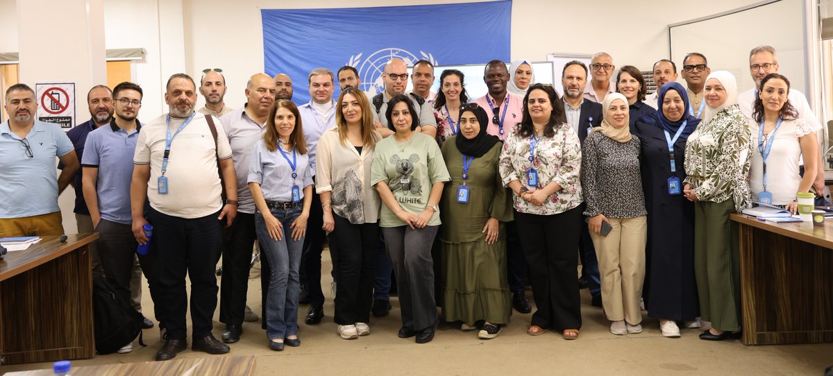 DUA_UNRWASyria's tweet image. @UNRWA Syria team participated in the Integrating Conflict Sensitivity in Programmes training, facilitated by the @UndpSyria Conflict Sensitivity Team. The training focused on practical approaches to enhance situation analysis and strengthen social cohesion across communities.