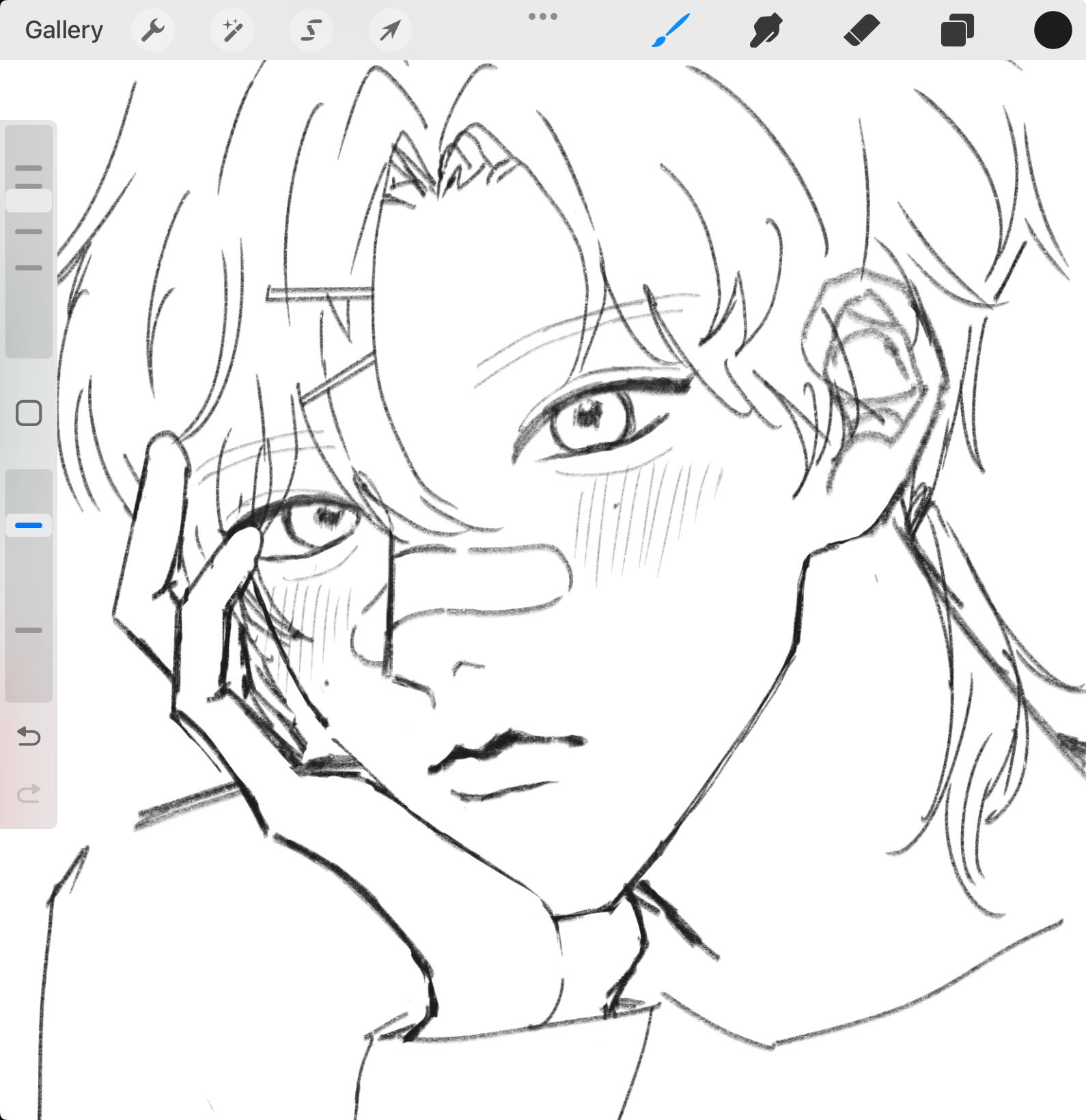 顔絵 N0301S86N0R54WWGZ 似顔絵】 THE人形顔 3.zuki2