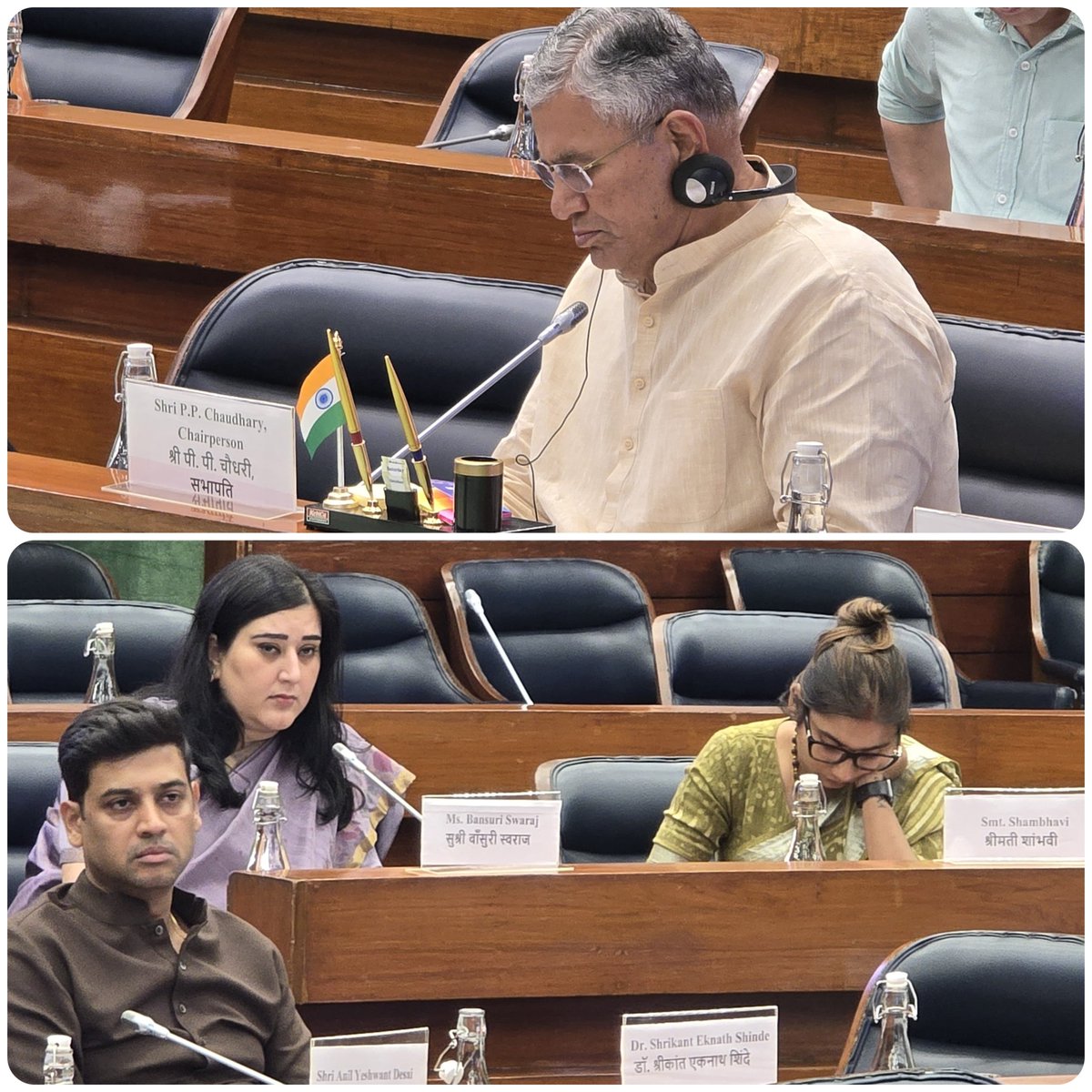 Attended the 9th sitting of the Joint Committee on the Constitution (129th Amendment) Bill, 2024, and the Union Territories Laws (Amendment) Bill, held today at Parliament House Annexe, New Delhi.

Engaged in a deeply insightful discussion with Shri N.K. Singh, former Rajya Sabha