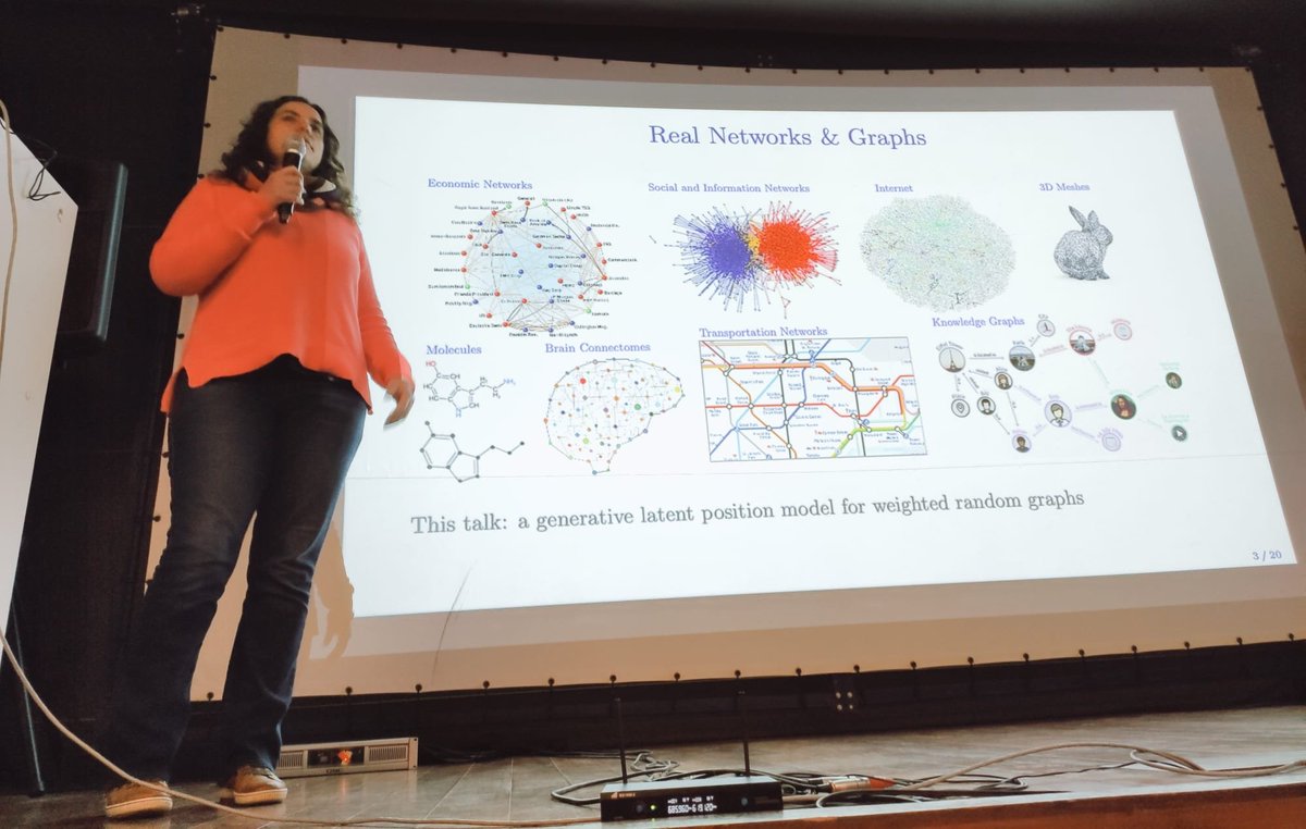 LANET (@lanetconference) on Twitter photo We're thrilled to have Paola Bermolen <a href="/Udelaruy/">Universidad de la República</a> delivering an insightful talk: Can we reproduce real networks? A generative latent position model for
weighted random graphs. We're thrilled to have Paola Bermolen <a href="/Udelaruy/">Universidad de la República</a> delivering an insightful talk: Can we reproduce real networks? A generative latent position model for
weighted random graphs.