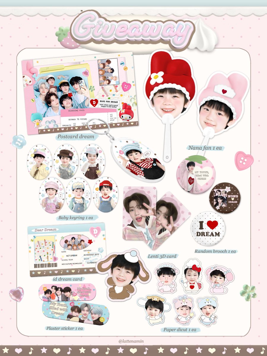Pls rt 🎀🍈
Giveaway “The dream show 4 “
50 set / day⭐️🤎
: special nana fan 10ea 
    rt &amp; show this tweet ♡

♡ Date : 16–17 Aug 2025
♡ location: Rajamangala National Stadium
#THEDREAMSHOW4_in_BKK 
#NCTDREAM_THEDREAMSHOW4_BANGKOK