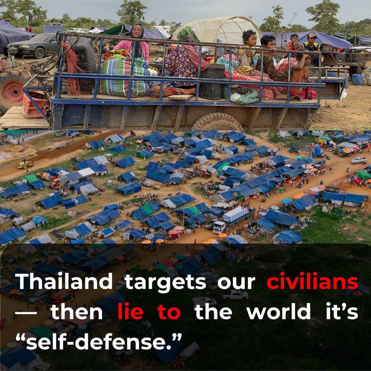 trxxlali's tweet photo. The only thing Thailand’s defending is its ego.

FACT ABOUT CAMBODIA
#ExposeThailandLies https://t.co/6ozyRJwBHf