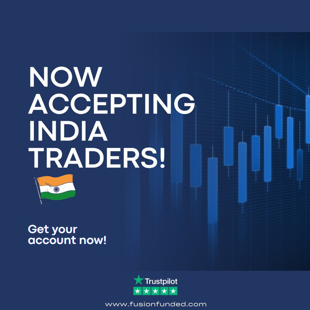 🇺🇸🚀 Attention INDIA Traders!
High-Frequency Trading just got even better — get 5% OFF your HFT account with code FUSION5! 💸
Level up your strategy and start trading smarter today.

🌐 fusionfunded.com

#FusionFunded #HFT #USATraders #ForexTrading #PropFirm #FundedTrader