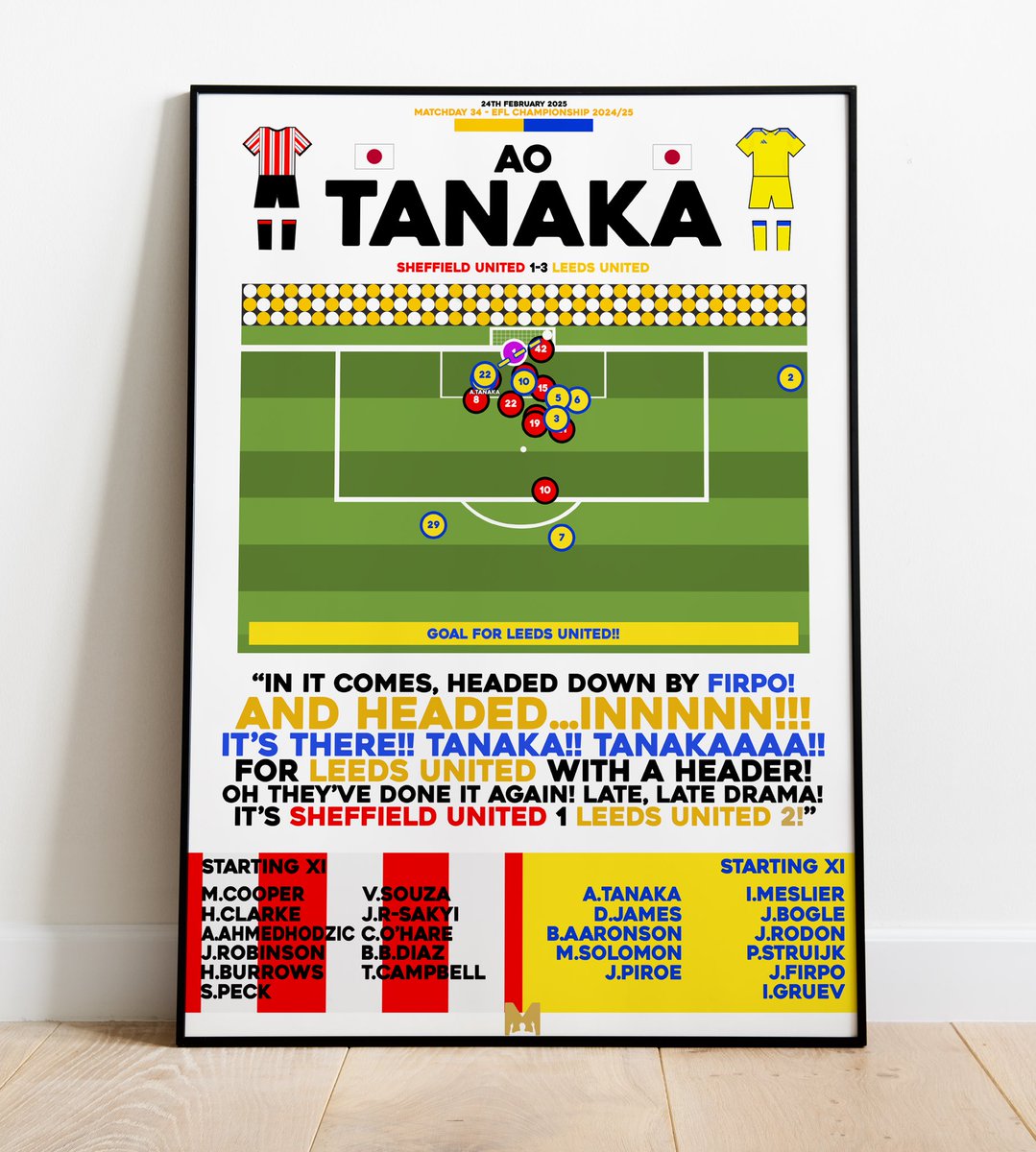 ⚪️LEEDS PRINTS⚪️

Remember these Iconic LUFC Moments with our Leeds United Prints🏆

CODE: ‘BIRTHDAY’ for 20% OFF All Items✅

➡️ mezzaladesigns.co.uk/collections/le…

#LUFC <a href="/AllDayLUFC/">All Day LUFC</a> <a href="/LUFC_Lewis/">LUFC Lewis</a> <a href="/Radebe_Leeds/">I'd Radebe Leeds</a>