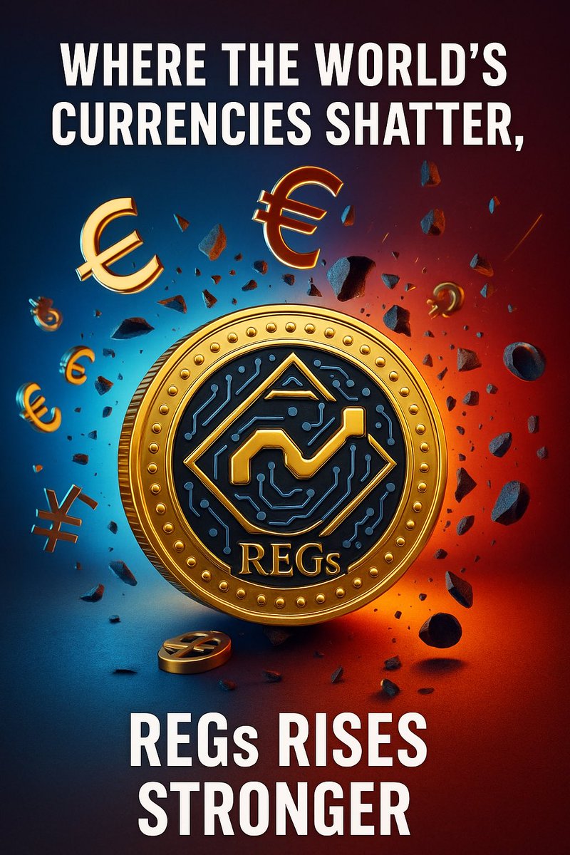 REGs The Future of Global Finance 
breaking the barriers of traditional currencies…
 REGs emerges as the unstoppable force driving financial evolution. 
With unmatched resilience, cutting-edge blockchain intelligence, and soaring growth potential, REGs stands as a golden symbol