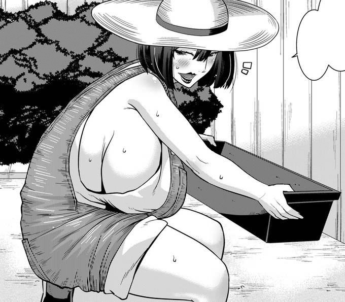 ホットミルク濃いめvol.053に漫画載ってます。田舎の奥さんは性欲が半端なかったお話です。隣人が痴女な紳士はよろしくね🌲👩‍🌾🐮 