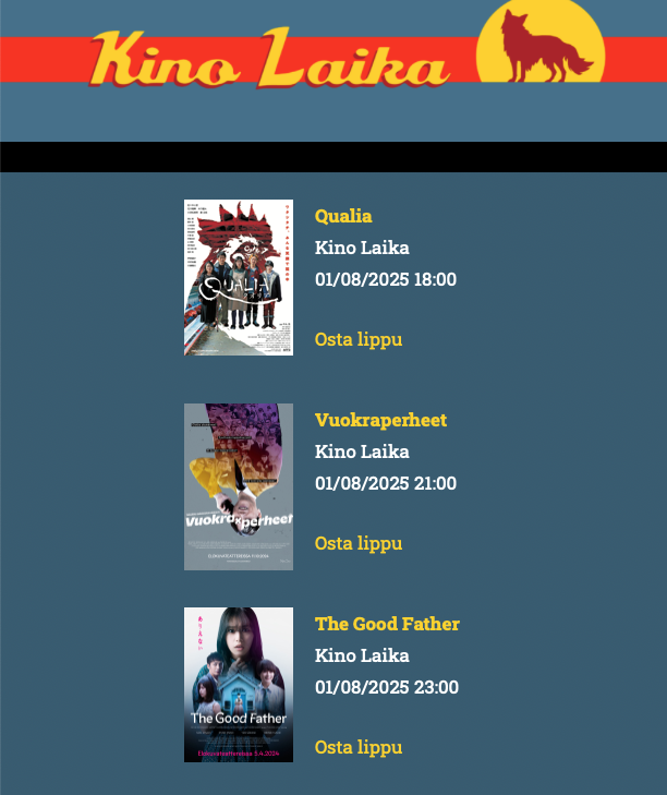 TabiCineFilms's tweet photo. Liput Kino Laikan japanilaisen elokuvan yöhön ylihuomenna perjantaina 1.8. ovat nyt myynnissä.
Paikalla elokuvista puhumassa ovat Vuokraperheiden ohjaaja Takehito Sakamoto, Qualian ohjaaja Ryo Ushimaru sekä Qualian vastaava tuottaja ja siinä näyttelevä Maya Kudamatsu. https://t.co/L6RNP436M7