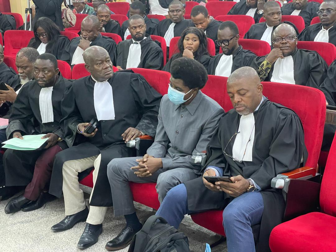 #Kinshasa: Poursuite, devant la Cour de cassation, de l'audience du procès de l'ancien ministre de la Justice, Constant #Mutamba, accusé d'un présumé détournement de 19 millions USD décaissés par le Trésor public pour la construction d’un centre pénitentiaire à #Kisangani, en