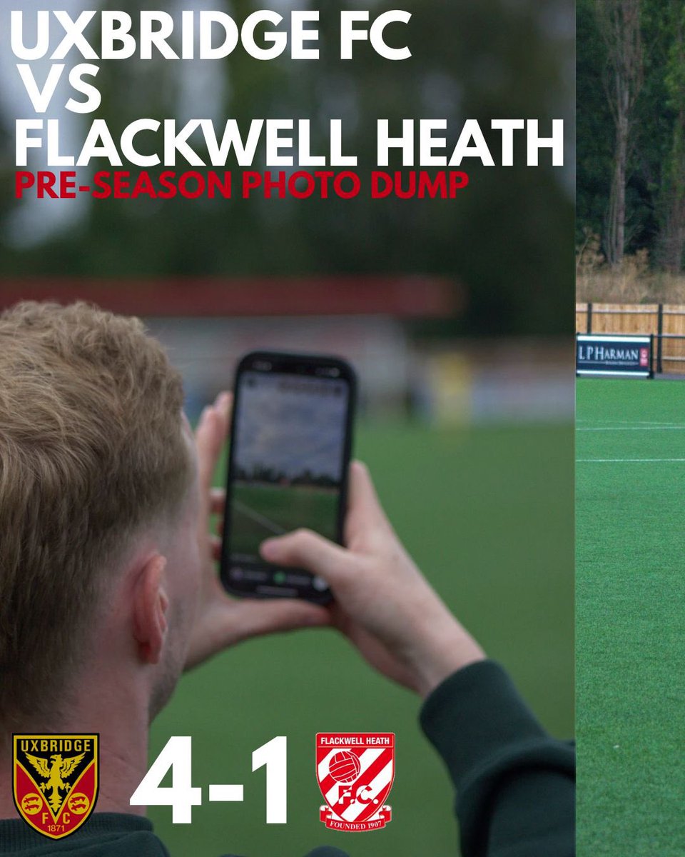 Uxbridge Football Club (@uxfc_redarmy) on Twitter photo Some photos from last night’s friendly against <a href="/FHFC1907/">Flackwell Heath FC</a> on our Instagram account:
instagram.com/p/DMu3_2XNpMU/… Some photos from last night’s friendly against <a href="/FHFC1907/">Flackwell Heath FC</a> on our Instagram account:
instagram.com/p/DMu3_2XNpMU/…