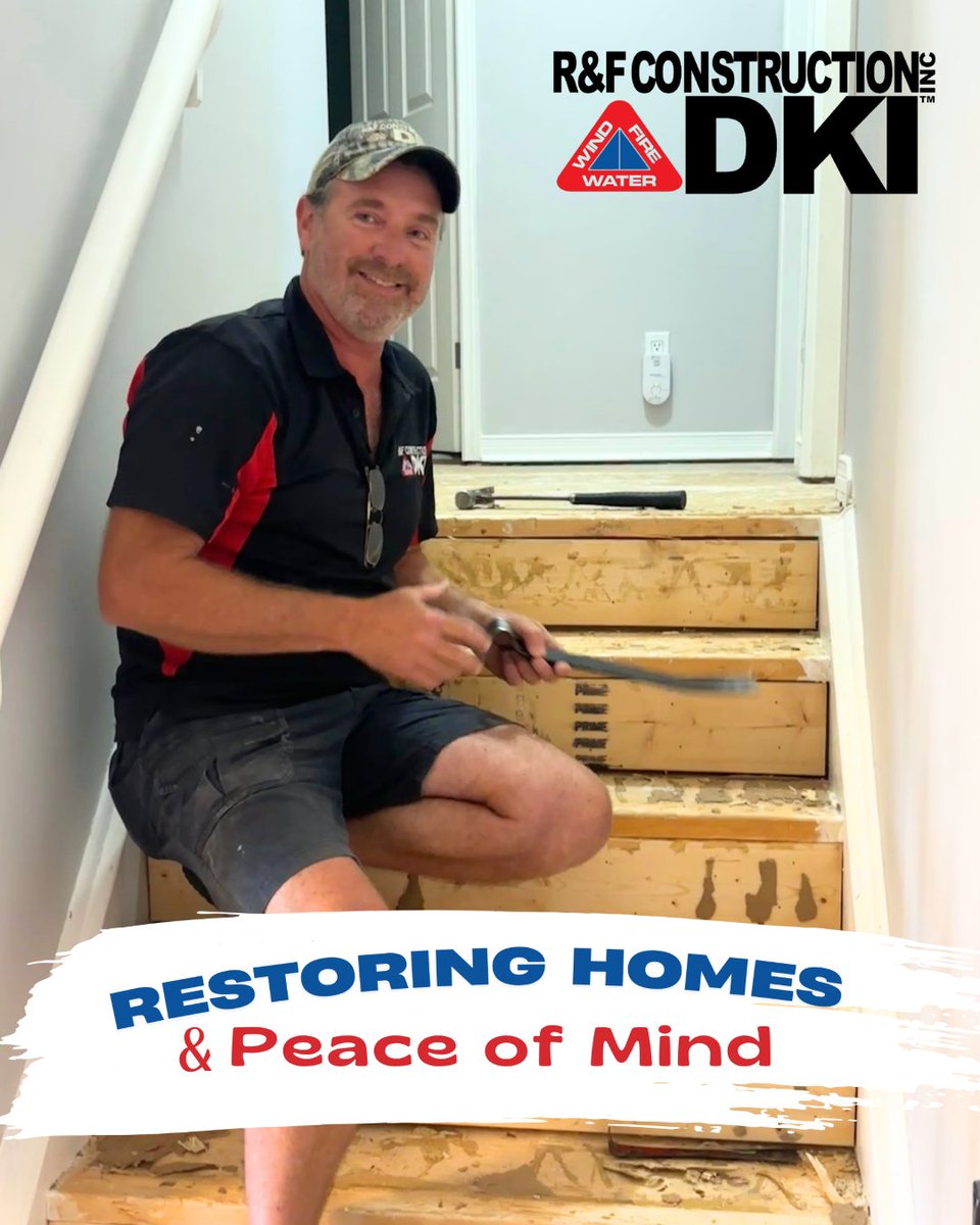 Here at R&amp;F Construction DKI, we restore more than just homes. We take pride in restoring our clients peace of mind, knowing that their home is in trusted hands after a disaster. #DKIcanada #DKI