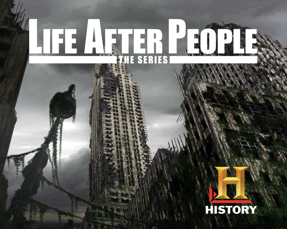 THINGS  THAT MAKE ME HAPPY: Life After People (History Channel). The images are  AI generated, but I find some odd comfort in learning squirrel monkeys  will be the new lords of Manhattan. They may already be the lords of  Trump Tower. 7-30-25.