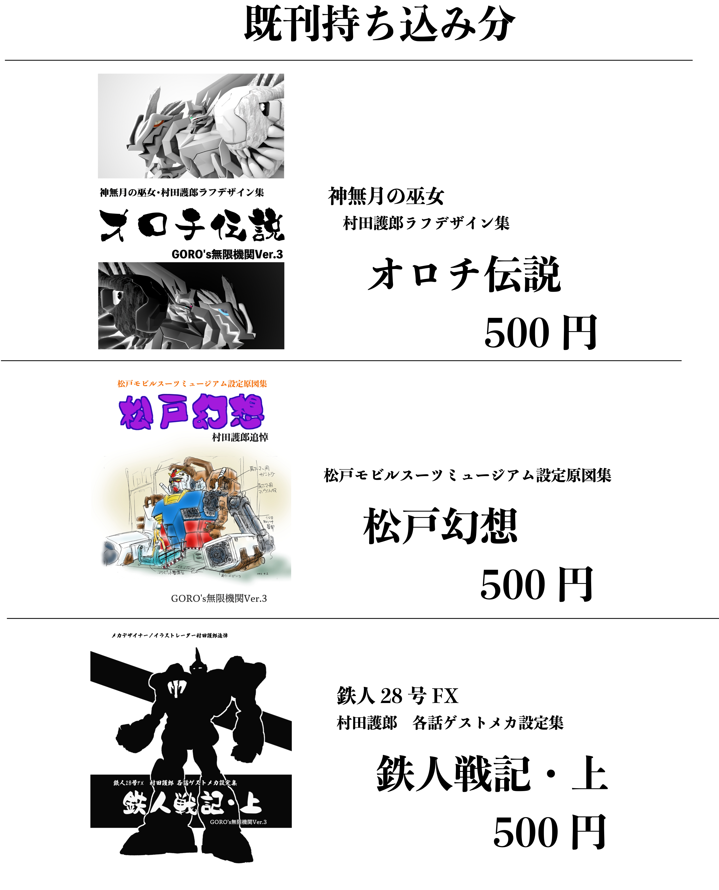 Goro's無限機関Ver.3 土曜 東「エ」16a(東6ホール) メカ
