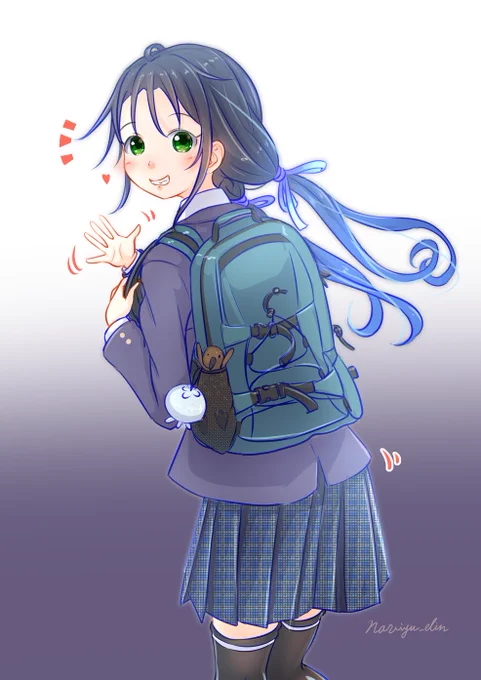 秋冬JK涼風。#艦これ