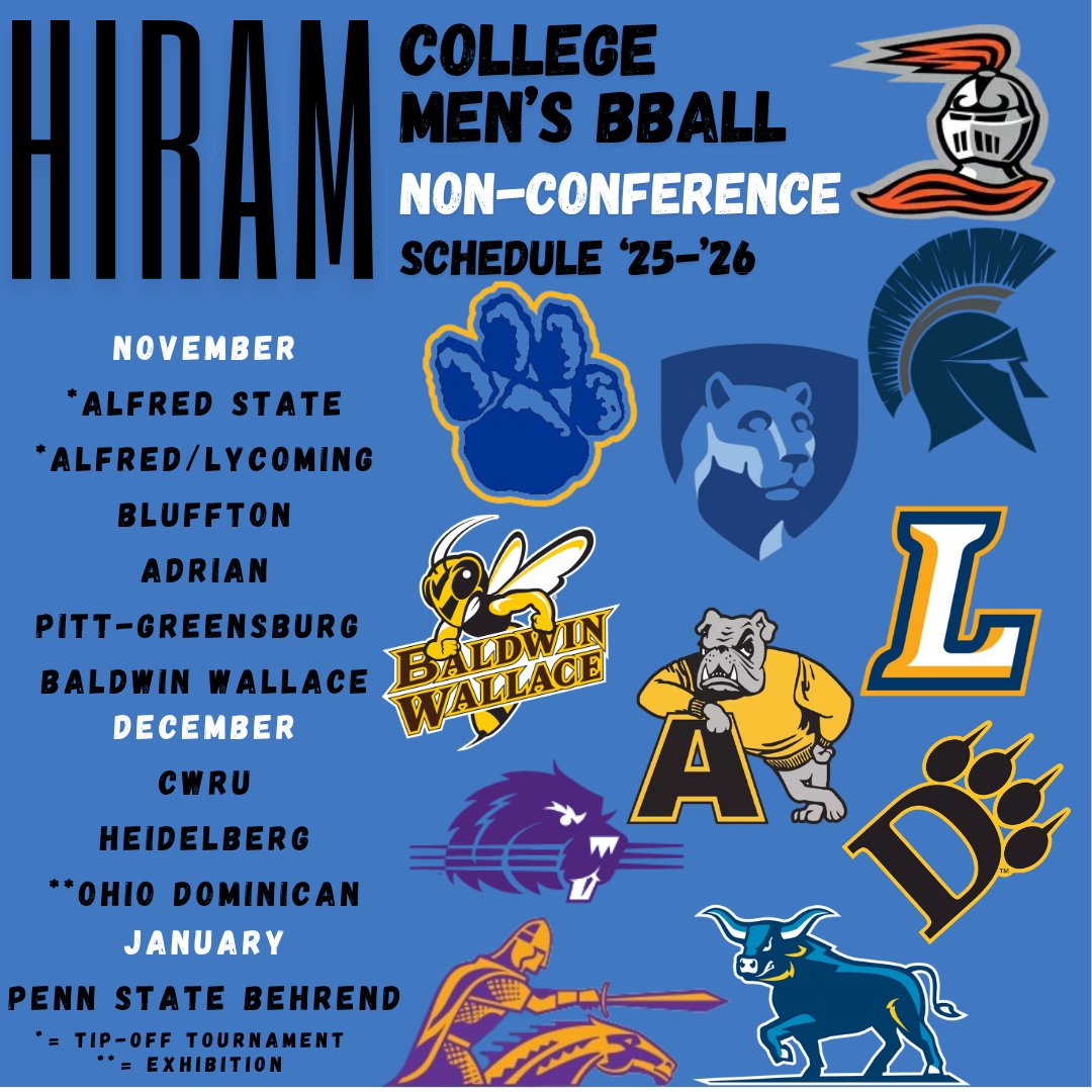 Hiram Men’s Basketball (@hirammbb) on Twitter photo Excited to play some familiar competition and add a few new faces into the mix!  November can't come soon enough!!  #RingIt Excited to play some familiar competition and add a few new faces into the mix!  November can't come soon enough!!  #RingIt