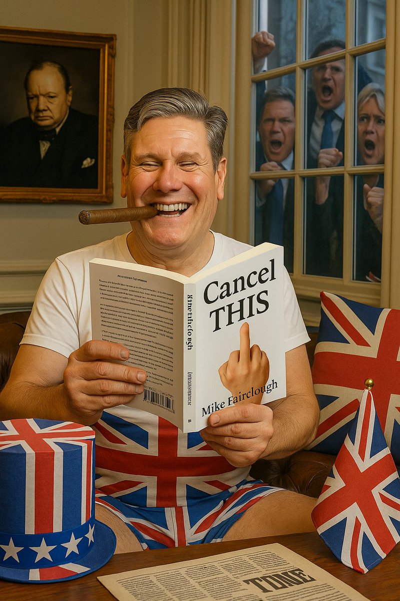 Imagine the impact if Keir Starmer finally read something with a spine – and not ghostwritten by Tony Blair, the Thought Police, or one of his rentboys.

Cancel THIS would scrap the Online Censorship Act, abolish the Stasi Speech Police, nuke wokeism, and maybe – just maybe –