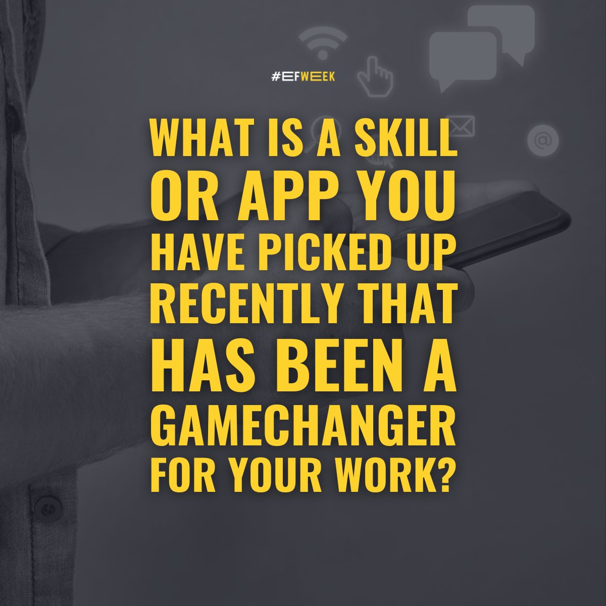 Calling all freelancers!

What is a skill or app you have picked up recently that has been a gamechanger for your work?

Let us know in the comments 👇

#EFWeek #EuropeanFreelancersWeek